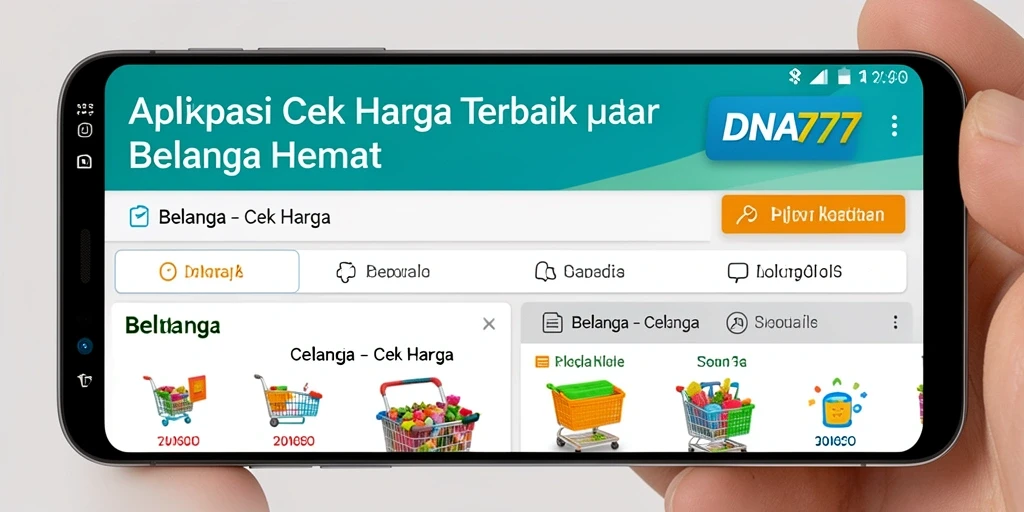 Antarmuka DNA777 dengan fitur Cek Harga lengkap dan mudah digunakan.